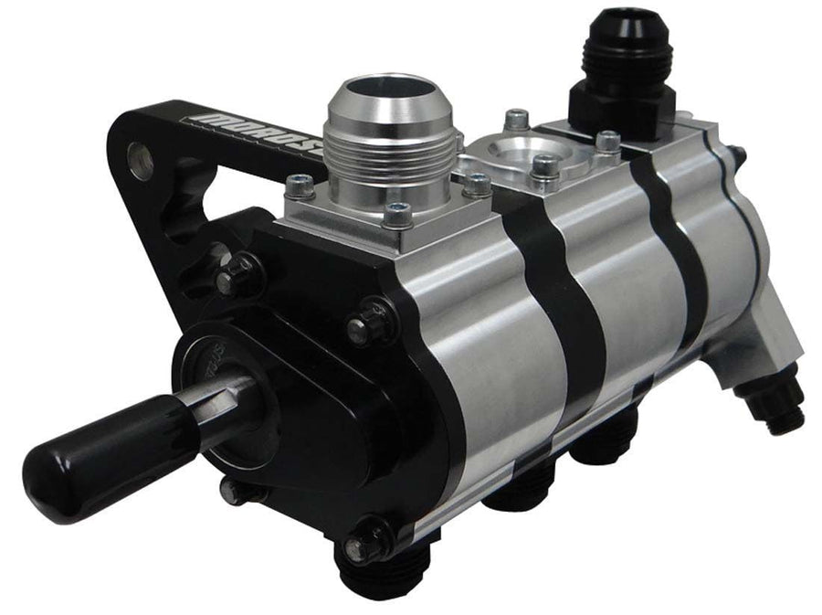 Moroso 22363 Tri-Lobe 3 Stage Dry Sump Pump, 1.200" Pressure Section, w/Fuel Pump Drive