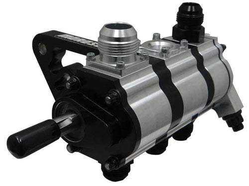 Moroso 22363 Tri-Lobe 3 Stage Dry Sump Pump, 1.200" Pressure Section, w/Fuel Pump Drive