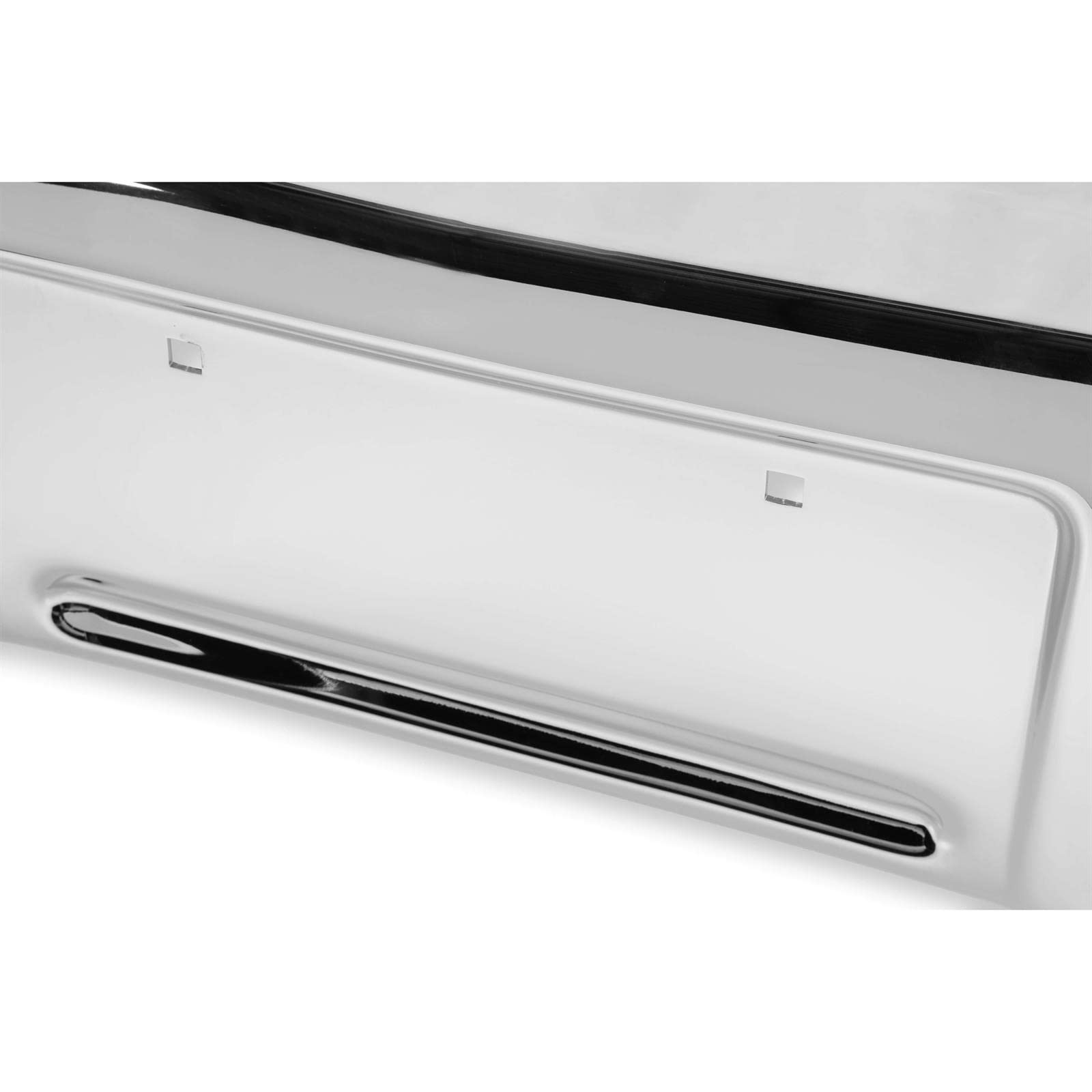 04-352 Brothers Trucks Premium Front Bumper w/o Impact Strip Holes Chrome