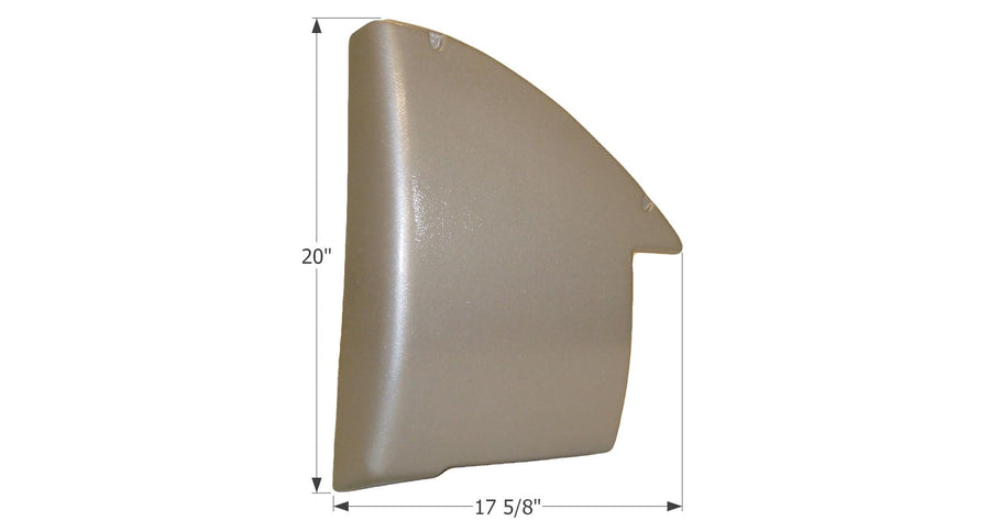 Forest River ICON Corner Cap LH, Silver Metallic