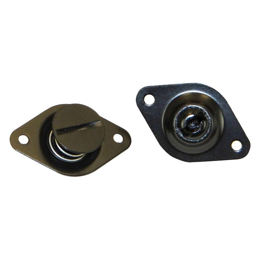 Moroso Self Ejecting 71372 Quick Fasteners, 7/16" x .500"L, Steel, Black