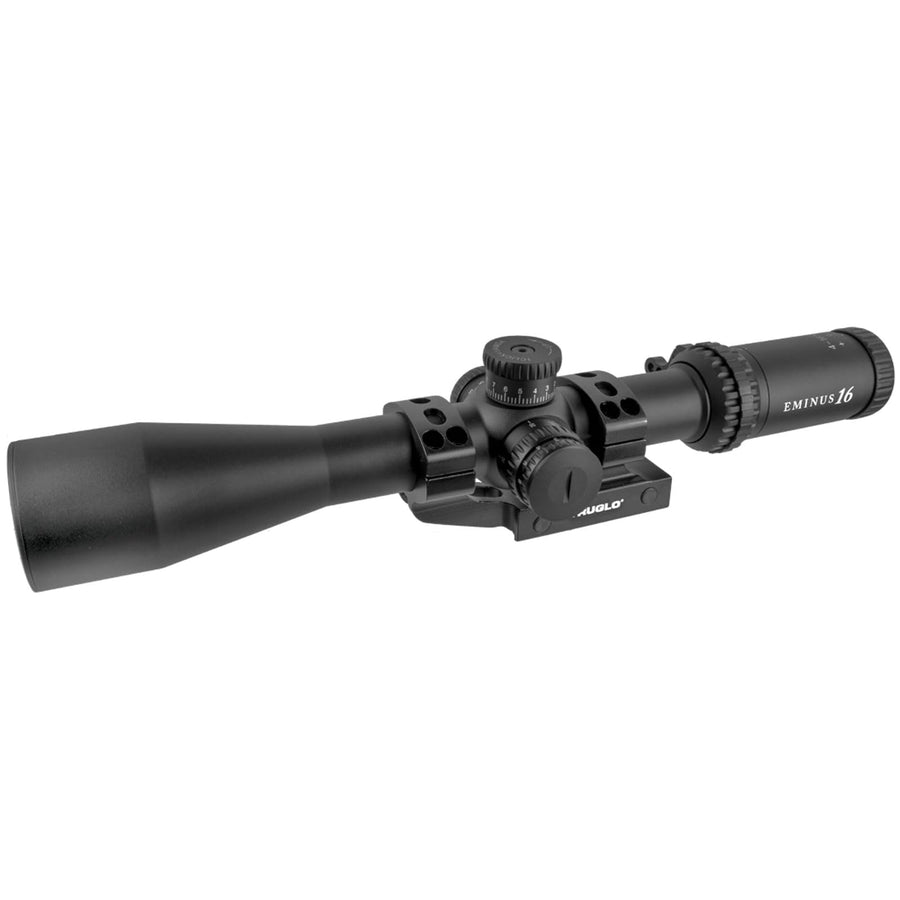 Eminus TRUGLO Tactical Hunting Shooting Durable Waterproof Fogproof Shock Resistant 30mm One-Piece Aluminum Tube Illuminated TacPlex-MOA Reticle Riflescope | Flip-Up Lens Cap Included | 4-16 x 44mm