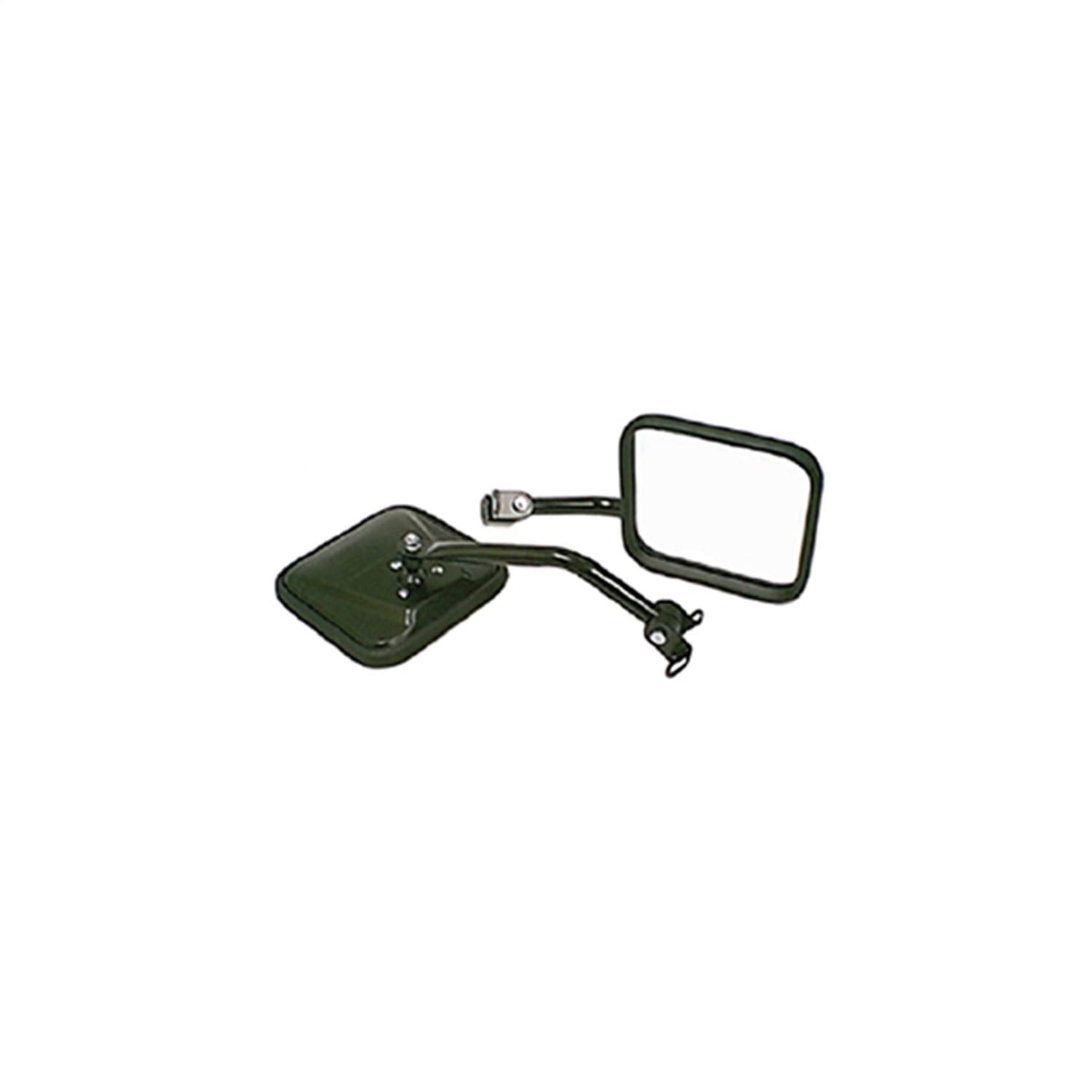 Door Mirror Kit, Rugged Ridge CJ-Style, Black | 11001.07 | Fits 1987-1995 Jeep Wrangler YJ