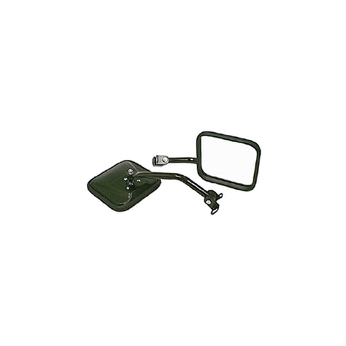 Door Mirror Kit, Rugged Ridge CJ-Style, Black | 11001.07 | Fits 1987-1995 Jeep Wrangler YJ