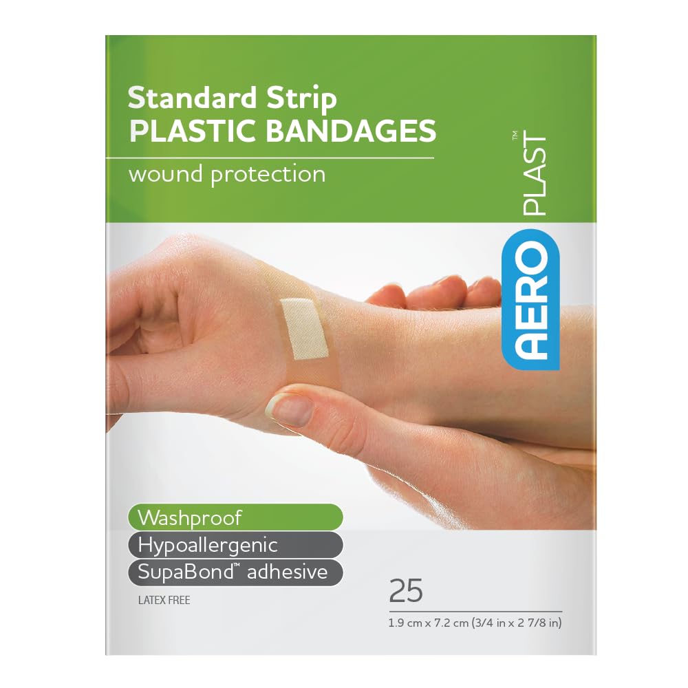 Plastic AEROPLAST Standard Strip 7/8in x 3in pack/25