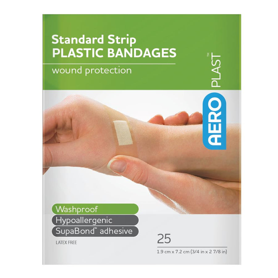 Plastic AEROPLAST Standard Strip 7/8in x 3in pack/25