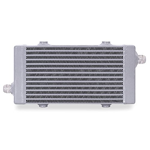 Mishimoto Cross Flow Universal Bar & Plate Oil Cooler, Small, Silver