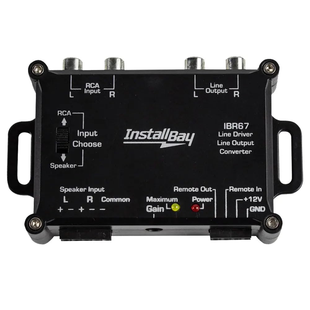 Line Driver/Line Output Converter Install Bay - 2 Channel - Retail Pack (IBR67), Display Products