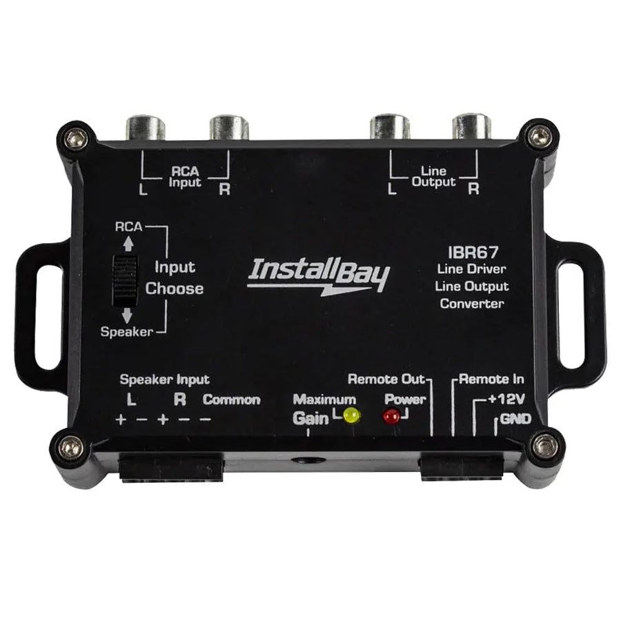 Line Driver/Line Output Converter Install Bay - 2 Channel - Retail Pack (IBR67), Display Products