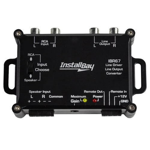 Line Driver/Line Output Converter Install Bay - 2 Channel - Retail Pack (IBR67), Display Products