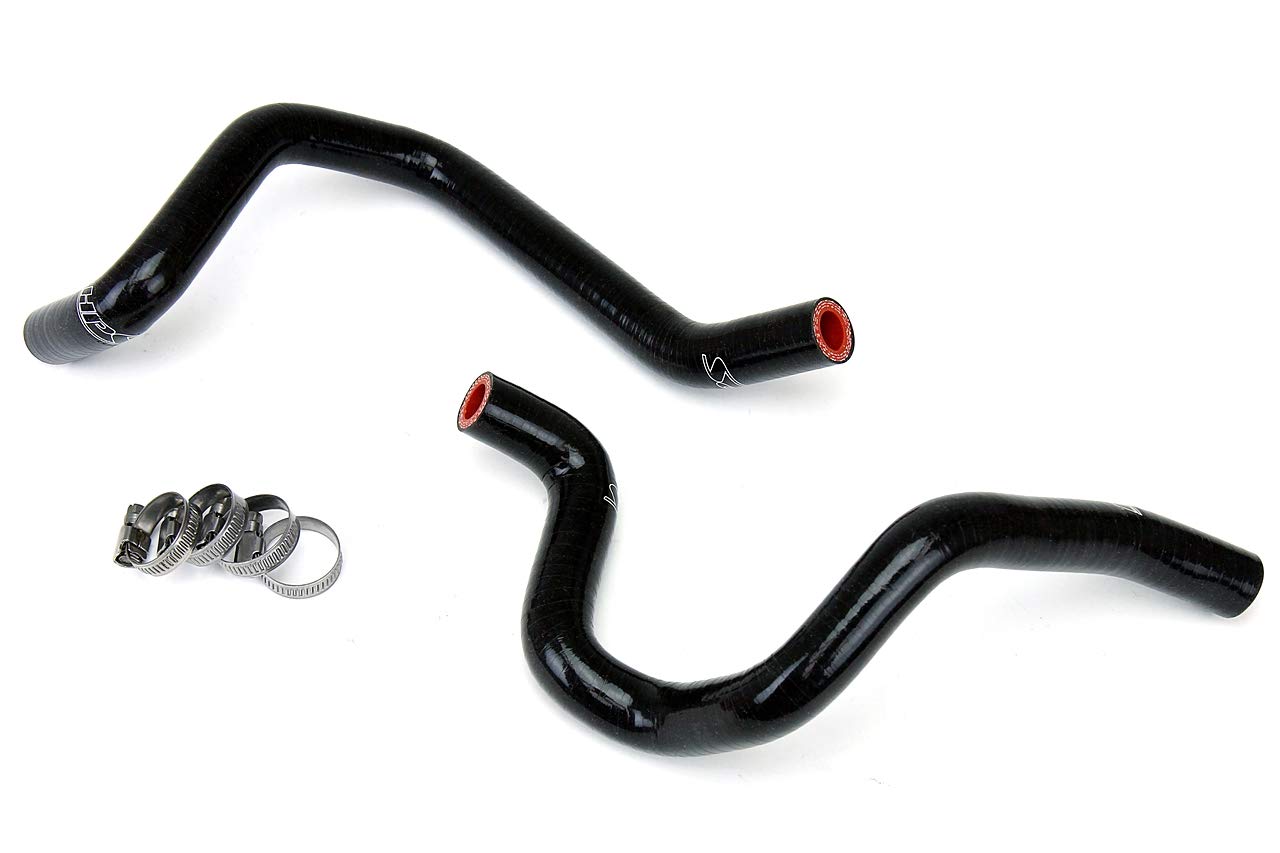3-ply HPS Black Reinforced Silicone Heater Coolant Hose Kit 57-1804-BLK