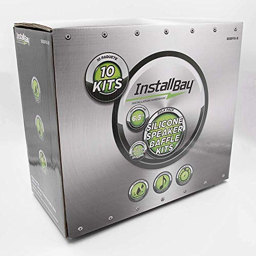 6.5 Inch Install Bay Speaker Baffle Kit - (X2) 10 Packs