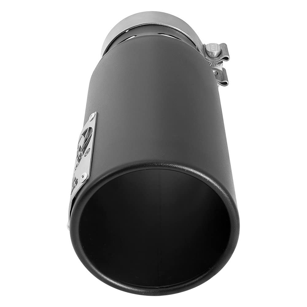 aFe Power 49T40501-B122 4S SATURN Stainless Steel Clamp-on Exhaust Tip Black Right Side Exit