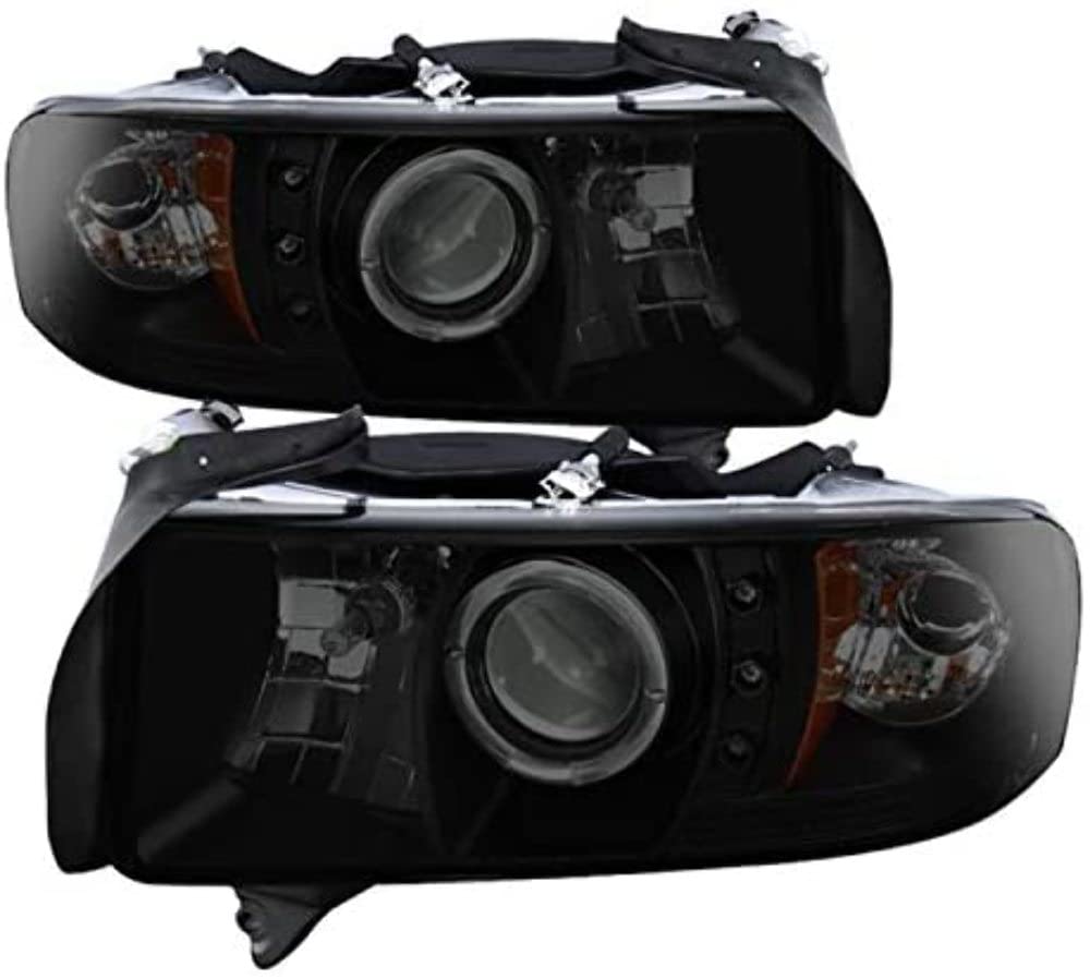 Auto Spyder 5078414 LED Halo Projector Headlights Black/Smoked