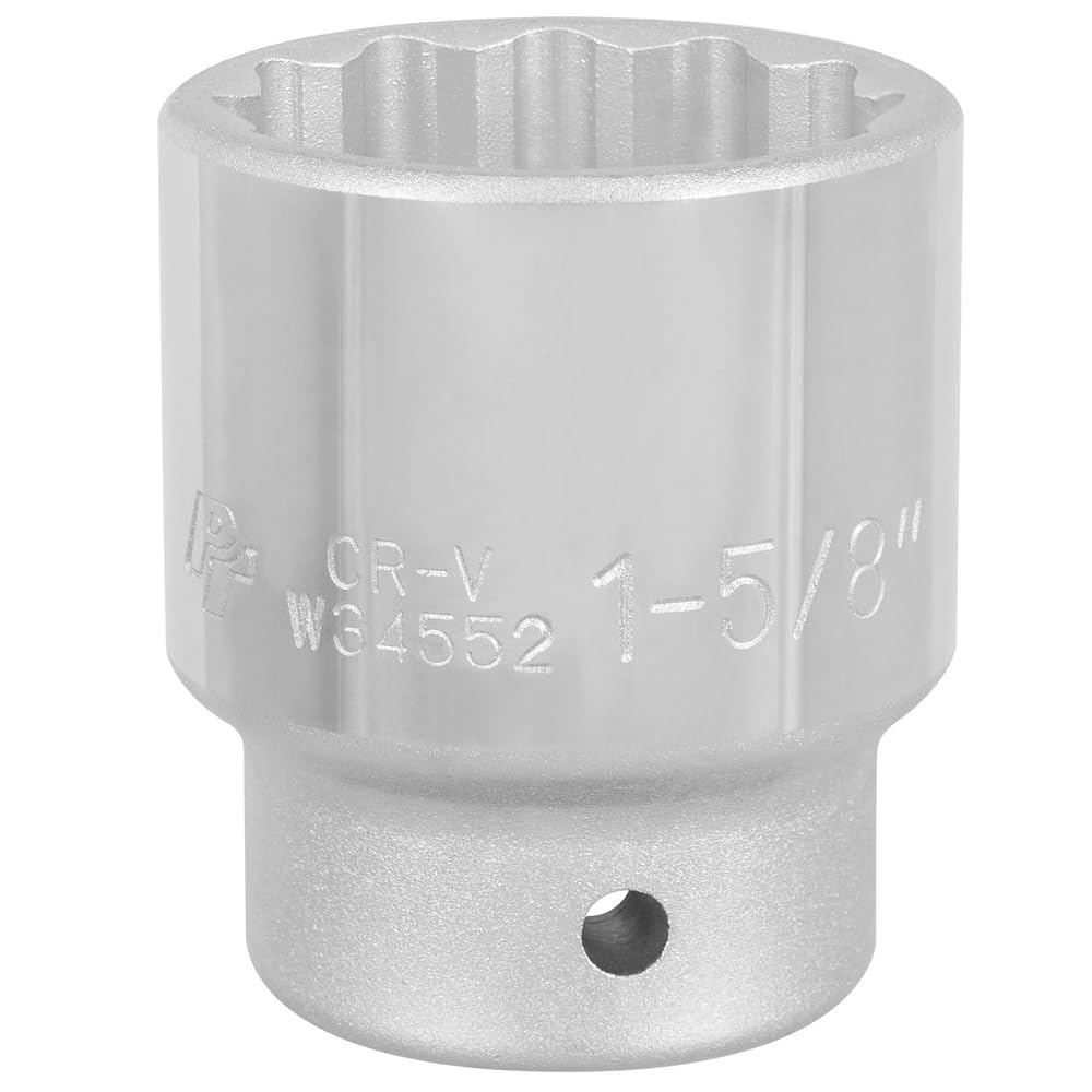 W34552 Performance Tool 3/4-Inch Drive 12-Point SAE Standard Socket, 1-5/8-Inch