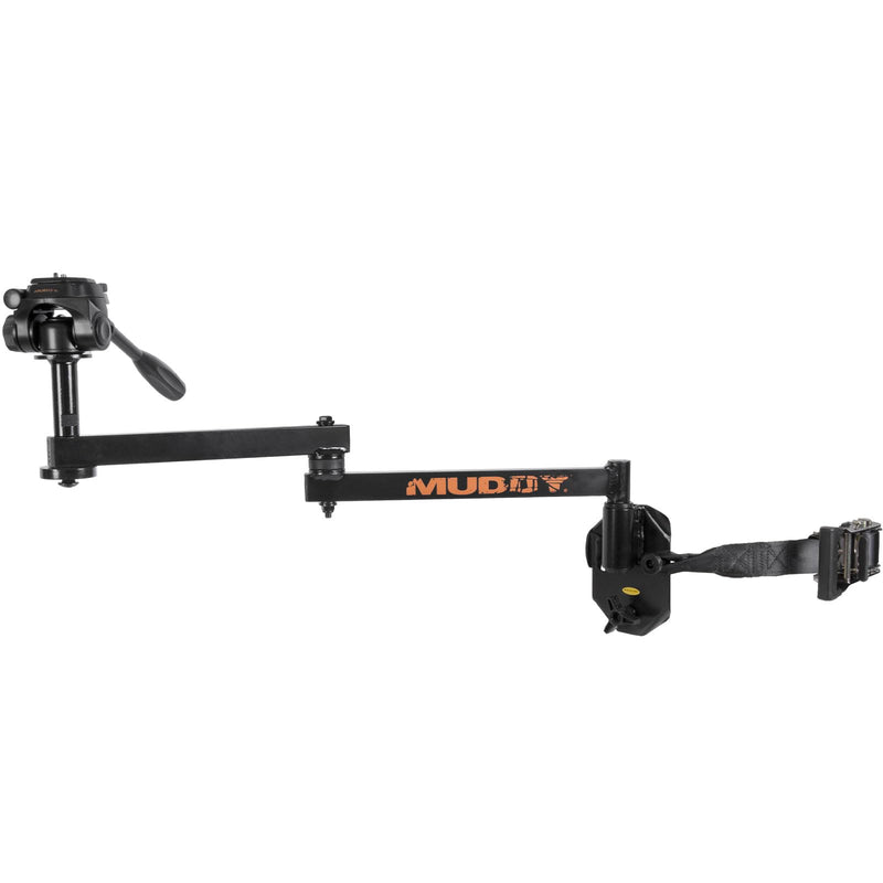 HUNT MUDDY Hard Compact Durable Aluminum Lightweight Ergonomic Portable Easy-to-Install Silent Outdoor Camera Arm | 24" Reach with Over 5 Points of Adjustment