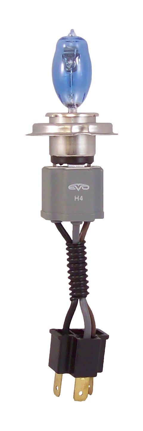 EVO Formance CIPA Alfas Maximum Intensity H4 Ultra White Halogen Bulbs - Twin Pack