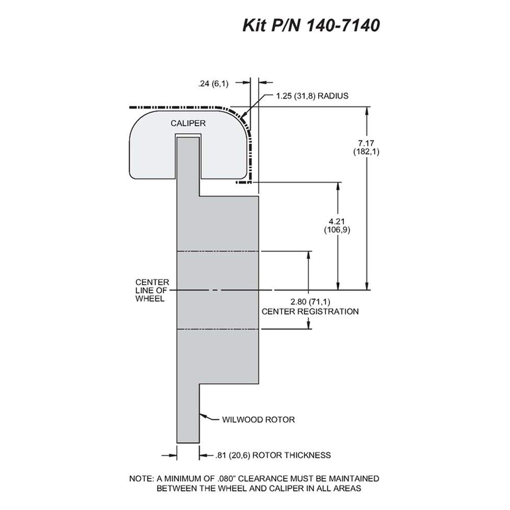 Parking Brake Kit Wilwood 140-7140