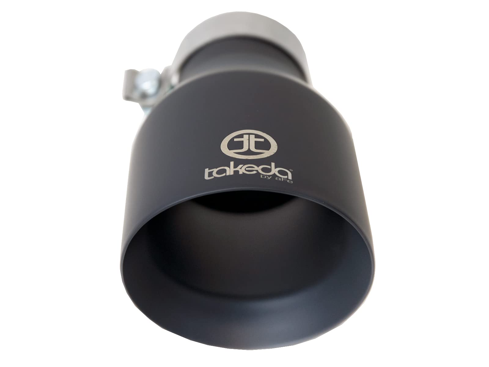 aFe Power 409 Stainless Steel Clamp-on Exhaust Tip Black Fit 3 IN Inlet x 5 IN Outlet x 9 IN L 49T30504-B09