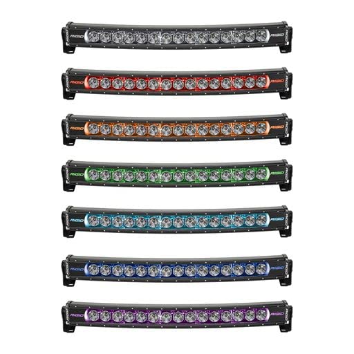 Radiance+ RIGID Industries 340053 Curved 40 Inch RGBW Light Bar