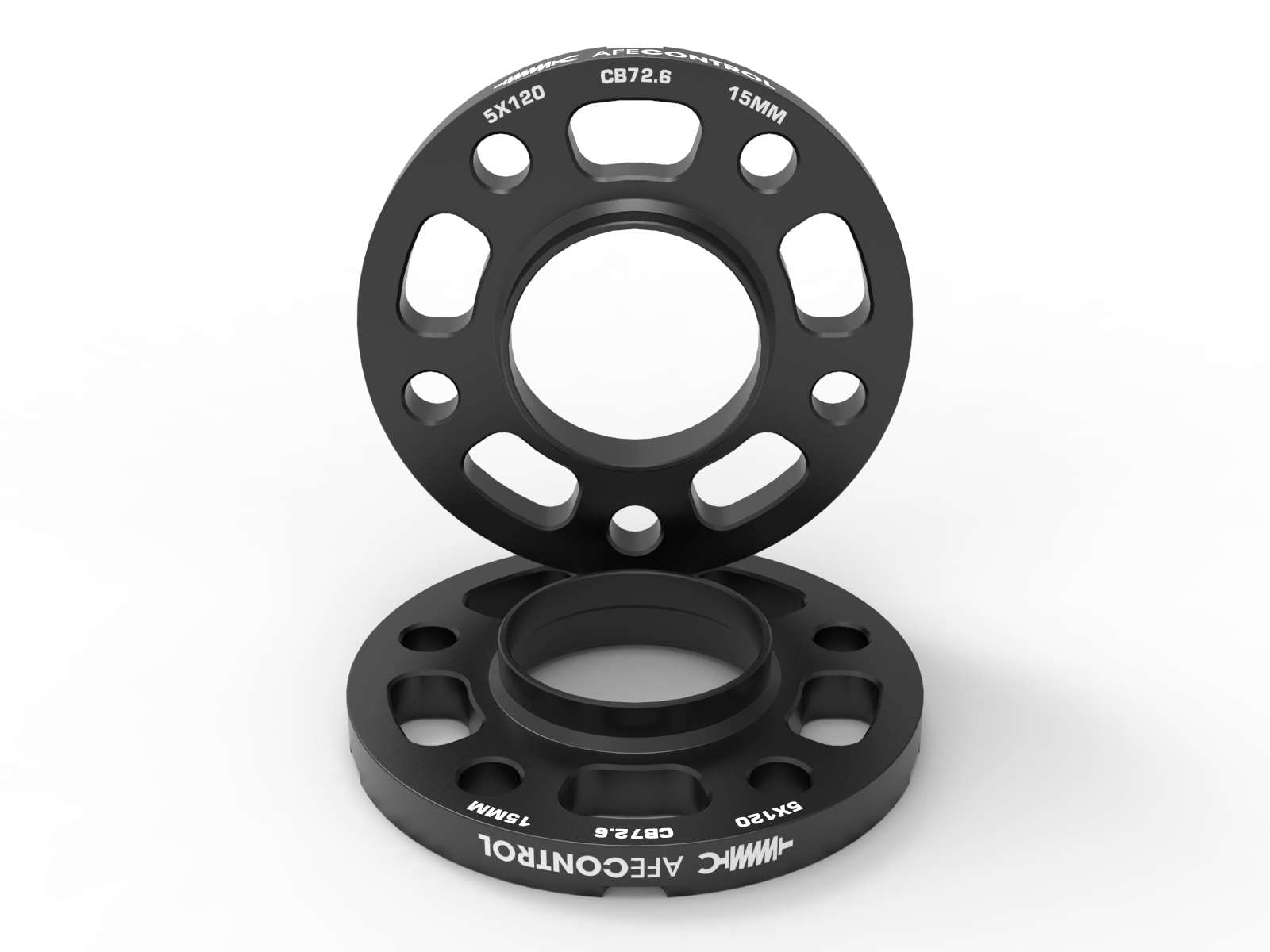 aFe Power Billet Aluminum CONTROL Wheel Spacers Fit Various BMW Applications 5x120 CB72.6 15mm 610-502002-B