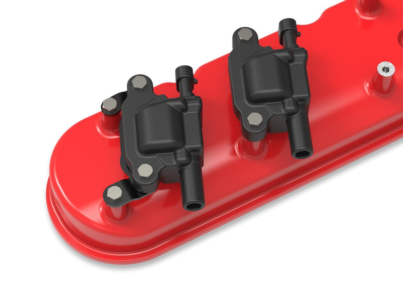 Holley 561-132 Igntion Coil Bracket Offset for Holley Valve Covers - GM LS, Black