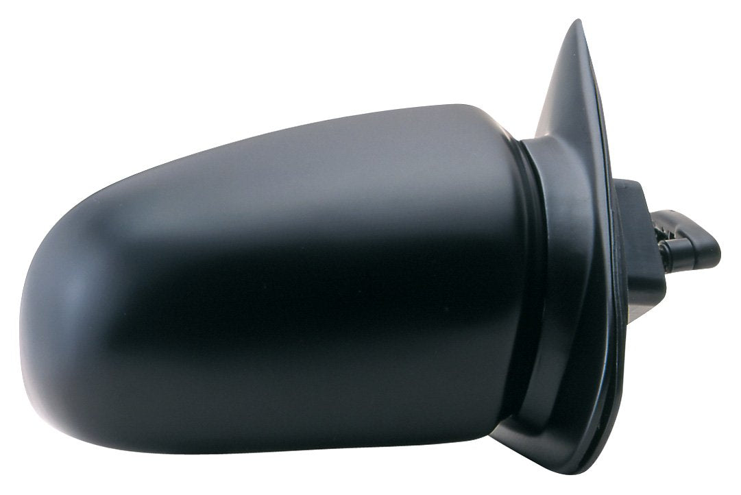 Passenger Side Fit Mirror for Hyundai Excel Sedan, Black, Non-Foldaway, Manual Remote