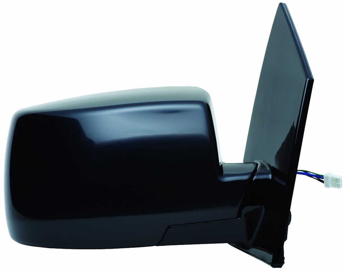 Mirror Passenger Side for Nissan Quest, Black, PTM, Foldaway, Heated Power