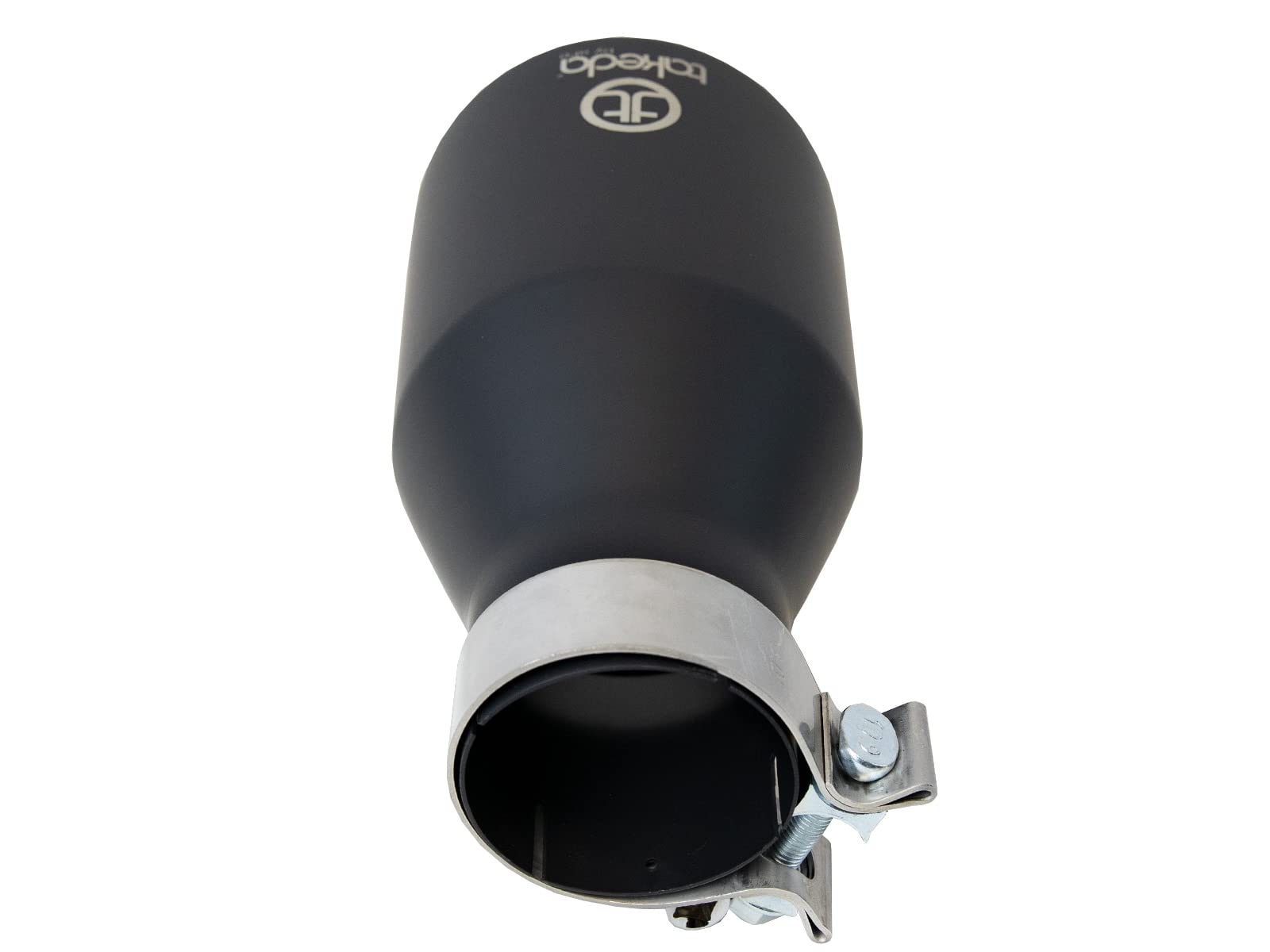 aFe Power 409 Stainless Steel Clamp-on Exhaust Tip Black Fit 3 IN Inlet x 5 IN Outlet x 9 IN L 49T30504-B09