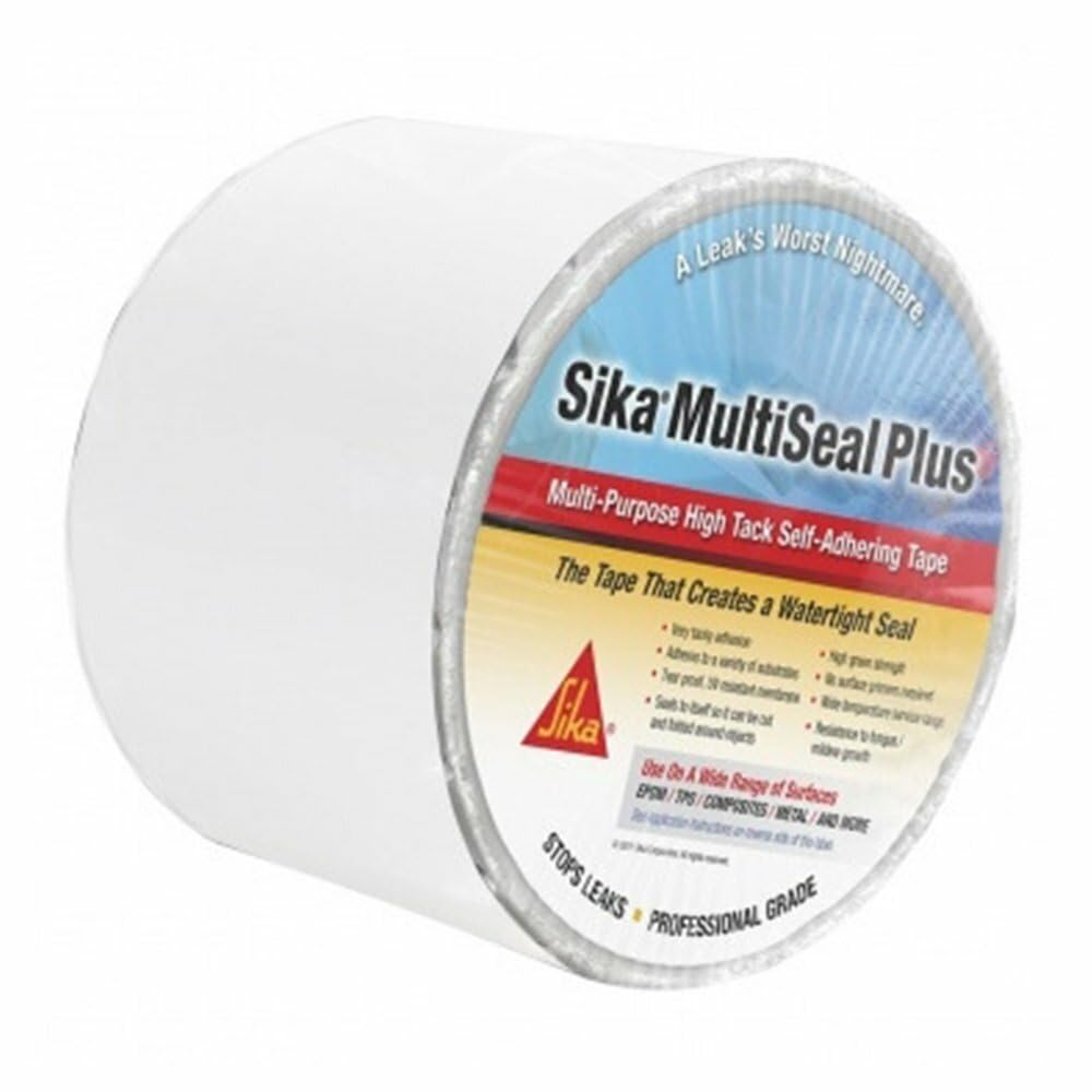 Sika AP Products 017-413828-25 Multiseal Plus Tape - White, 4" x 25' Roll