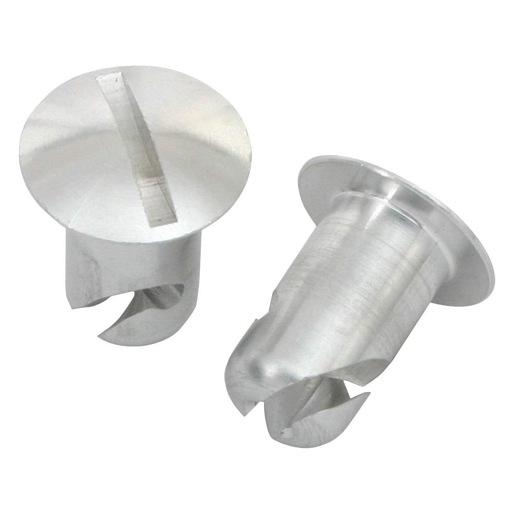Moroso Oval 71353 Quick Fasteners, 7/16" x .400"L, Aluminum