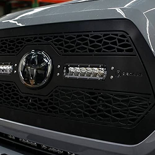 ZROADZ Grille, 2018-2021 Tacoma Black, Insert with (2) 6" LEDs, Does Not Fit Vehicles with Camera - PN #Z319511