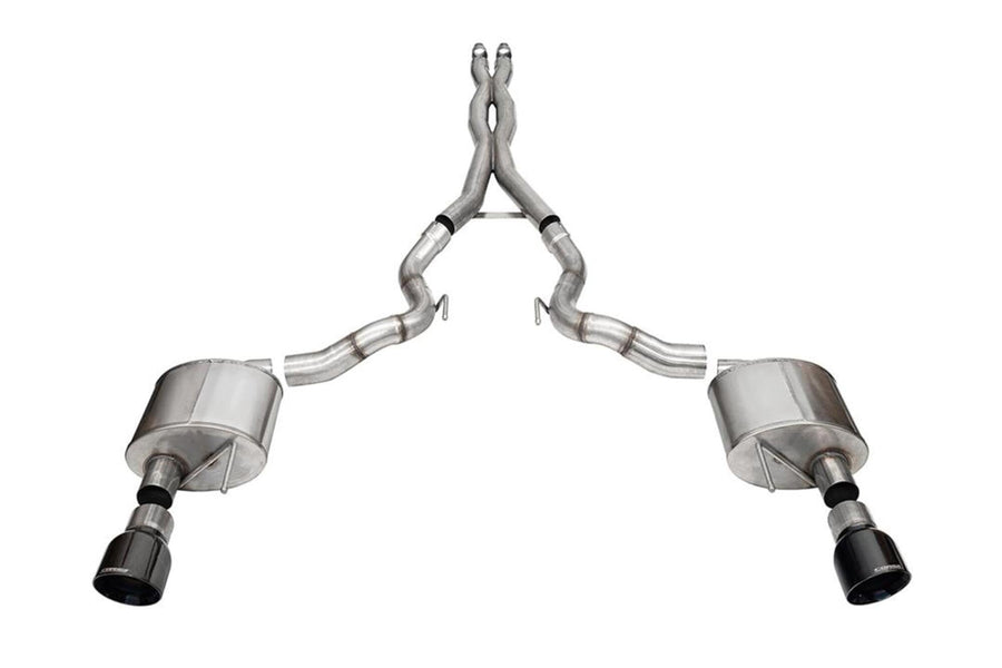 Cat-Back Exhaust 2024 Mustang GT Convertible: Xtreme & Sport / 3.0 in, 4.5 in Slash Tips (21270, 21274) by CORSA PERFORMANCE