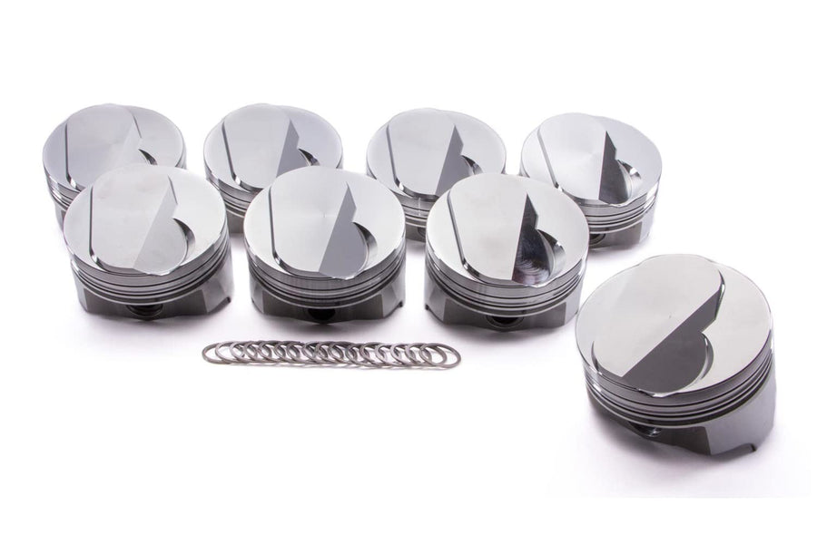 Icon Domed Piston, Forged, 4.290 in Bore, 1/16 x 1/16 x 3/16 in Ring Grooves, Plus 18.00 cc