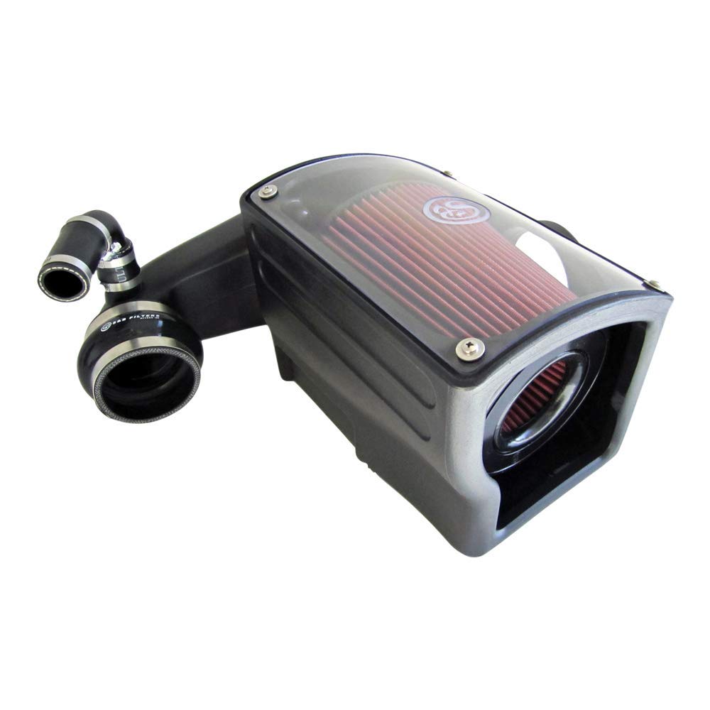 Cold Air Intake S&B Filters 75-5045 For 1992-2000 Chevy/GMC Duramax 6.5L (Oiled Cleanable, 8-ply Cotton Filter)