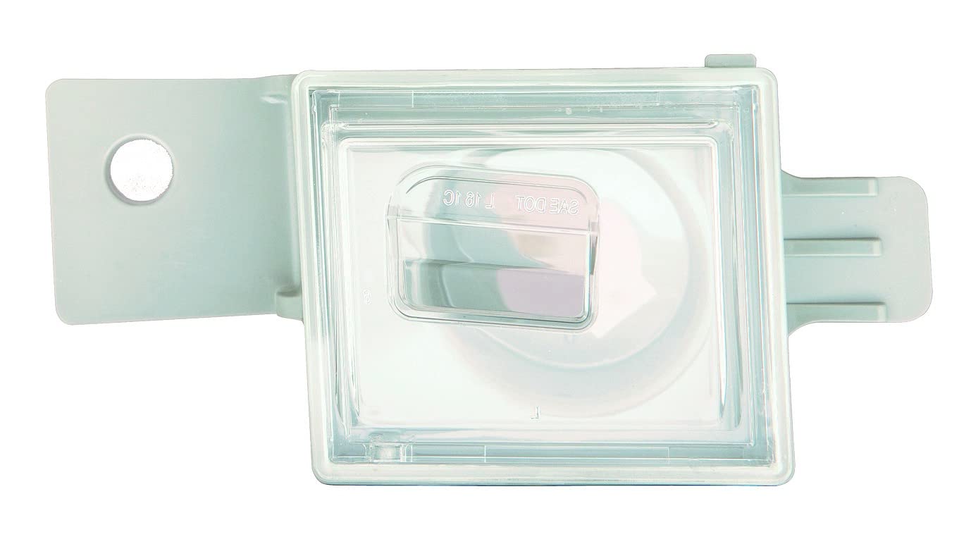 For Chevy Silverado 1500 Pickup 14-19 / Sierra 1500 Pickup 14-18/2500 / 3500 HD 15-23 / Sierra Denali Pickup 15-19 / Colorado/Canyon 15-23 License Light Chrome Passenger Side CAPA