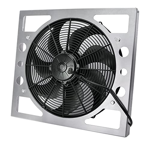 Jeep Wrangler Derale 20161 Direct Fit Electric Fan Kit, Black