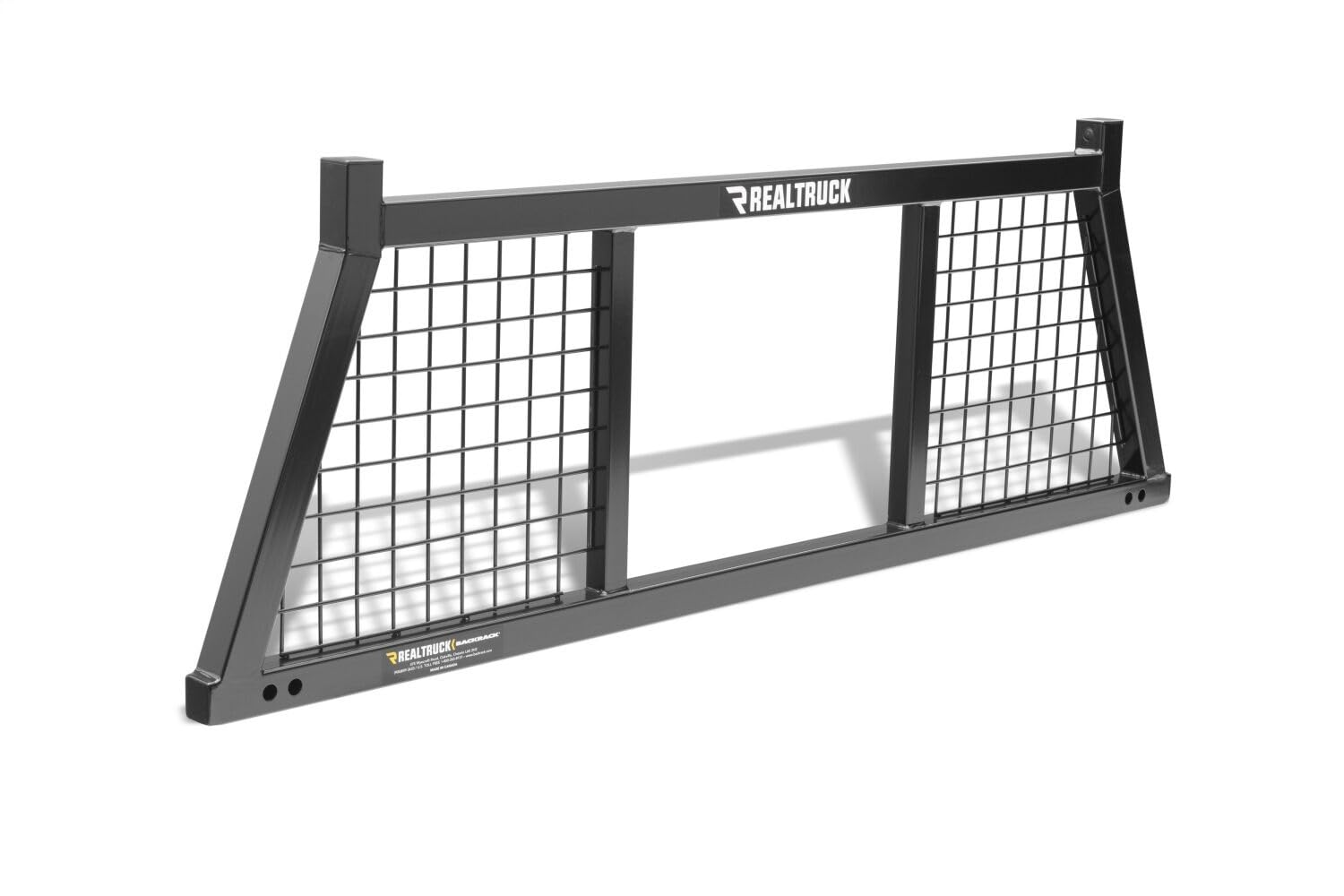 BACKRACK RealTruck Half Safety Rack Frame Only | Black, No Drill | 149SM | Fits 2019-2025 Chevrolet/GMC Silverado/Sierra 1500; 2008-2019 & 2022-2025 Toyota Tundra; 2004-2025 Ford F-150 & Others