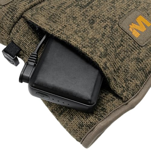 Muddy Outdoors Nucleus Men's Heated Midweight Gloves Brown Clay Large