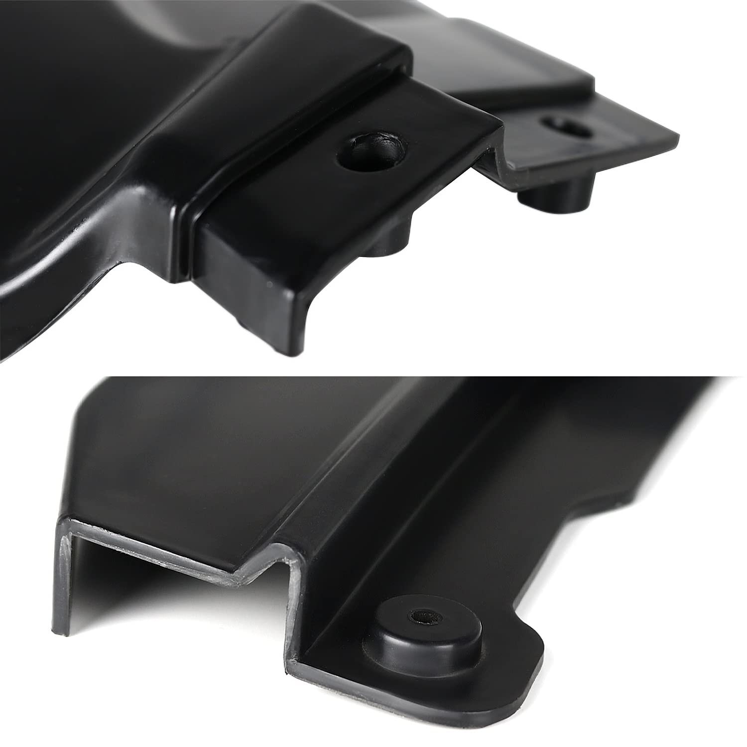 Spec-D Tuning Front Bumper Lip Black Body Kit Lower Spoiler Compatible with 2016-2018 Honda Civic Sedan