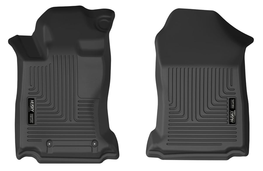 Husky Liners Floor Mats Weatherbeater | Fits 2020-2025 Subaru Legacy; 2020-2025 Subaru Outback | Front Row, 1-pc Black - 15951
