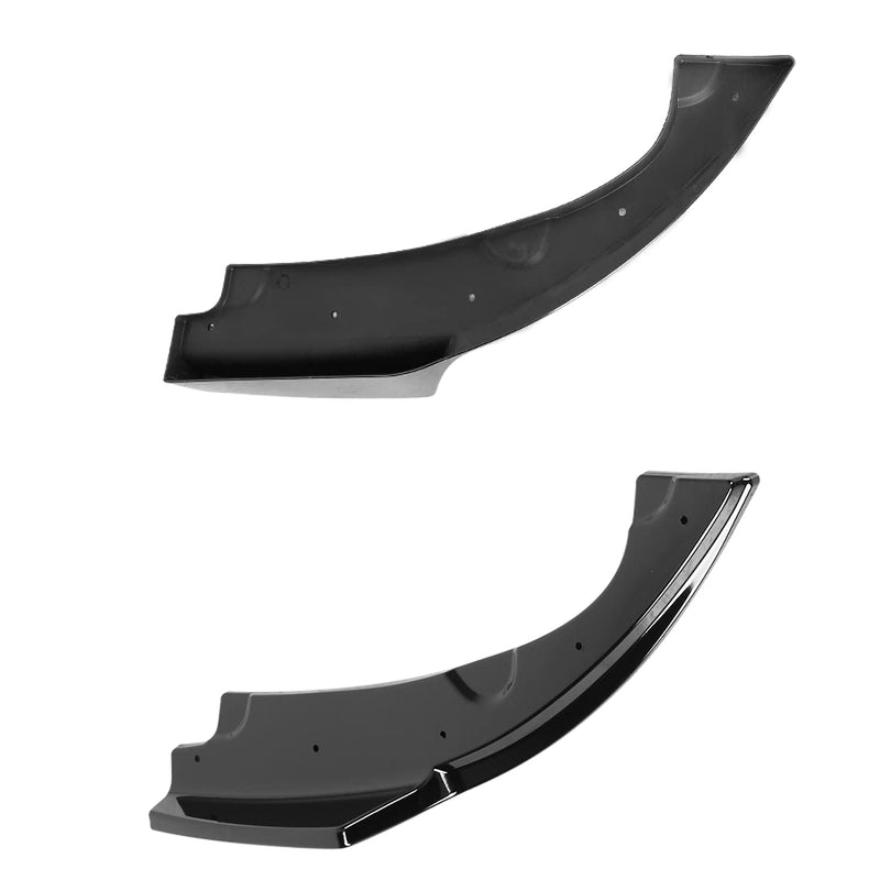 Rear Diffuser Spec-D Tuning Glossy Black Bumper Lip Spoiler Compatible with 2016-2020 Honda Civic Sedan