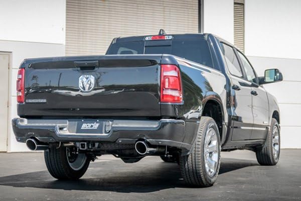 Borla Exhaust System 140758 ; Touring Cat Back System; T-304 Stainless Steel; With Mufflers; 3" Diameter To 2.5": Single Exhaust Dual Exit; 5" Single Round Rolled Angle-Cut Polished