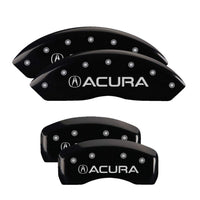 MGP Caliper Covers Black Powder Coat Finish 39001SACUBK Engraved Caliper Cover with Silver Characters, Set of 4 Acura/Acura