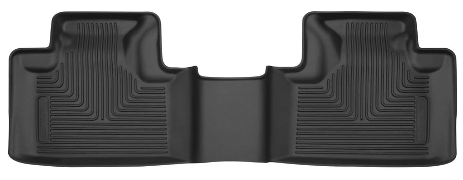 Husky Liners X-act Floor Mats Contour | Fits 2011-2026 Dodge Durango & 2011-2021 Jeep Grand Cherokee & 2022 Jeep Grand Cherokee WK | 2nd Row, 1-pc Black - 53661
