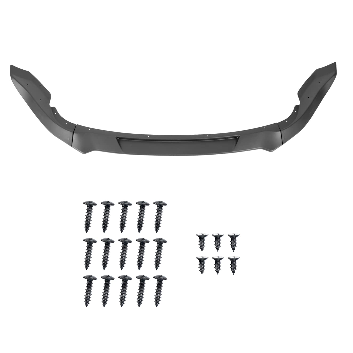 Matte Black Spec-D Tuning Front Bumper Lip Spoiler Splitter Body Kit 3PC Compatible with Nissan 370Z 2009-2012