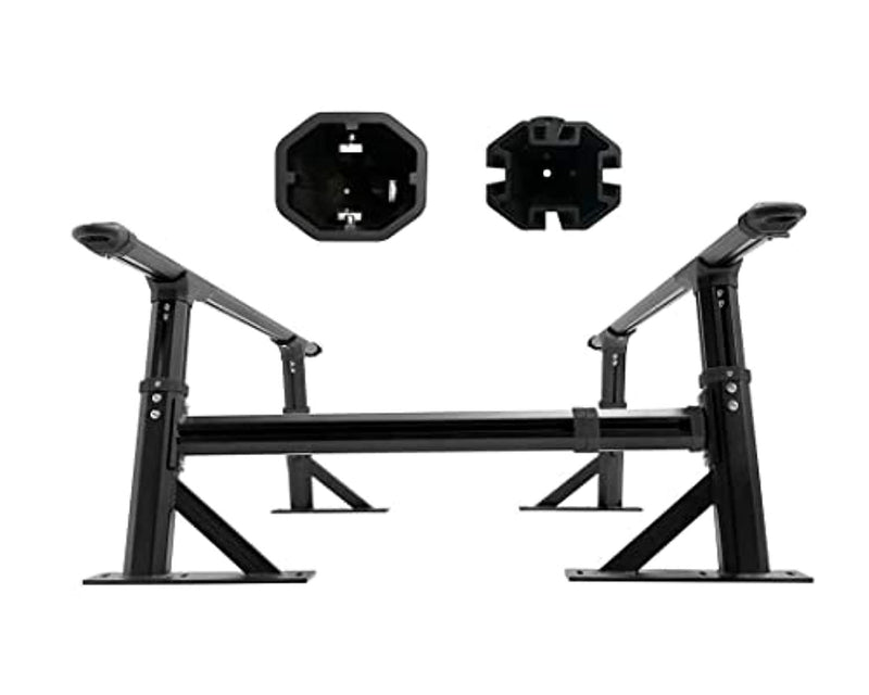Freedom Rack Side Support Bars, Overland Vehicle Systems 22040104, Short Bed Application, 8' Beds