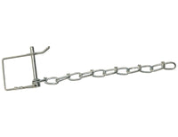 Safety Pin 1/4 Inch with 8 Inch Chain