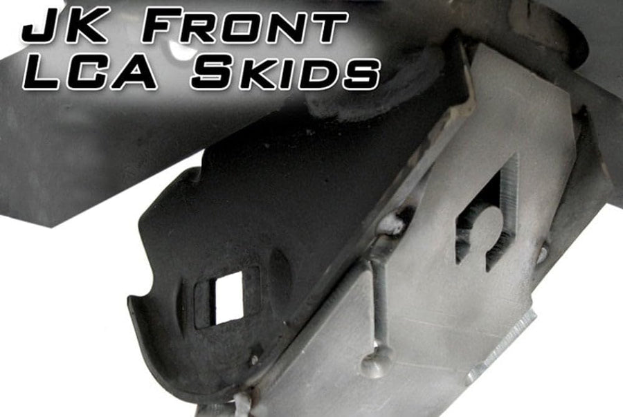 JK4404 Artec Industries Front Lower Control Arm Skids Fits Jeep Wrangler Black
