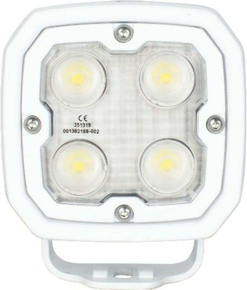 Duralux Work Light Xe 4 Led 60 Degree. White Marine Grade Paint